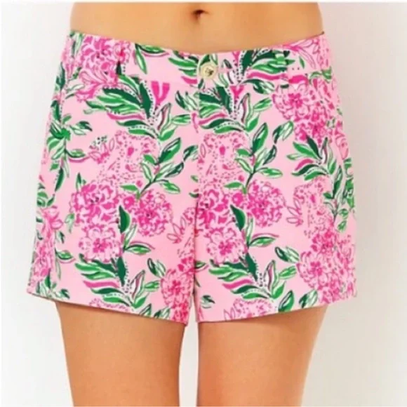 Lilly Pulitzer Callahan 5” Shorts-Conch Shell Pink NEW - Picture 4 of 12